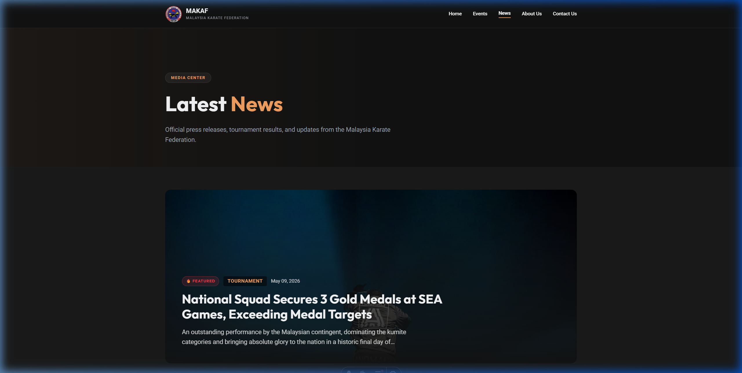 MAKAF News Page